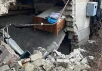 Kidőlt egy ház fala Tiszaföldváron