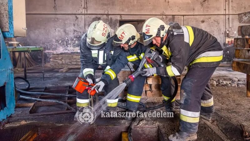 Faforgács égett egy törökszentmiklósi üzemben