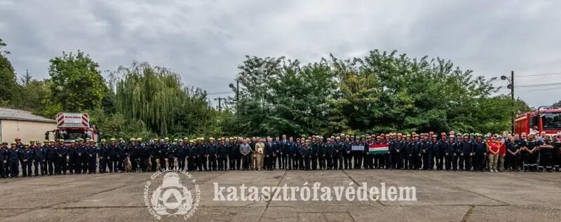 Három vármegyei tűzoltó is részese volt a HUNOR újraminősítésének