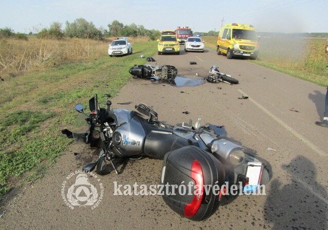 Széttépte a motort a baleset