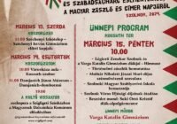 A márciusi ifjakat ünnepeljük