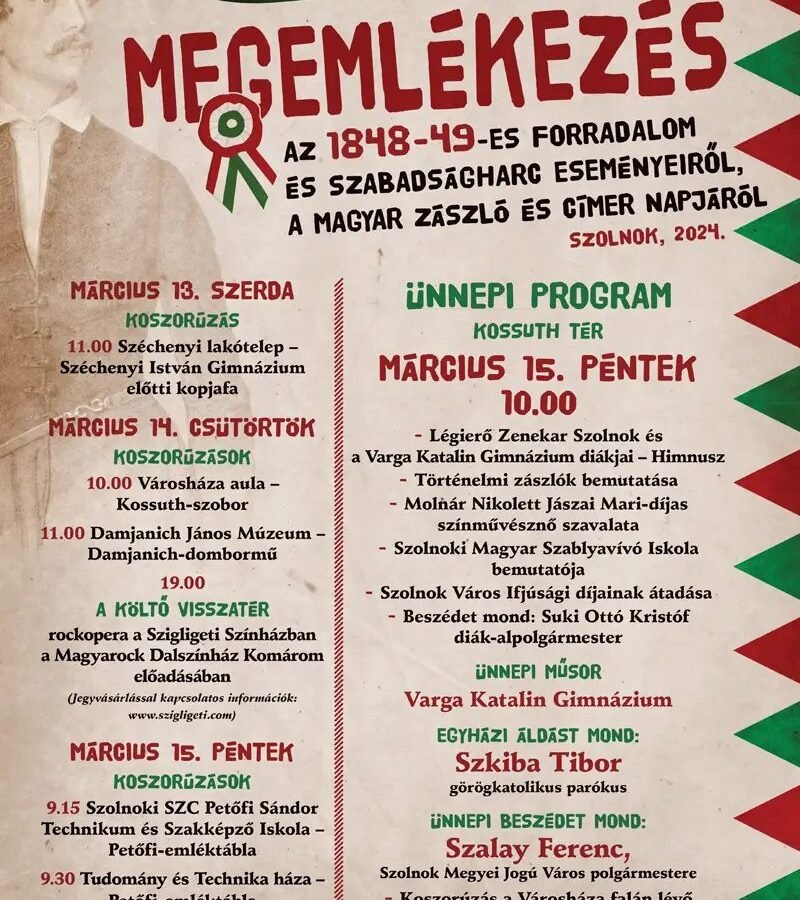 A márciusi ifjakat ünnepeljük