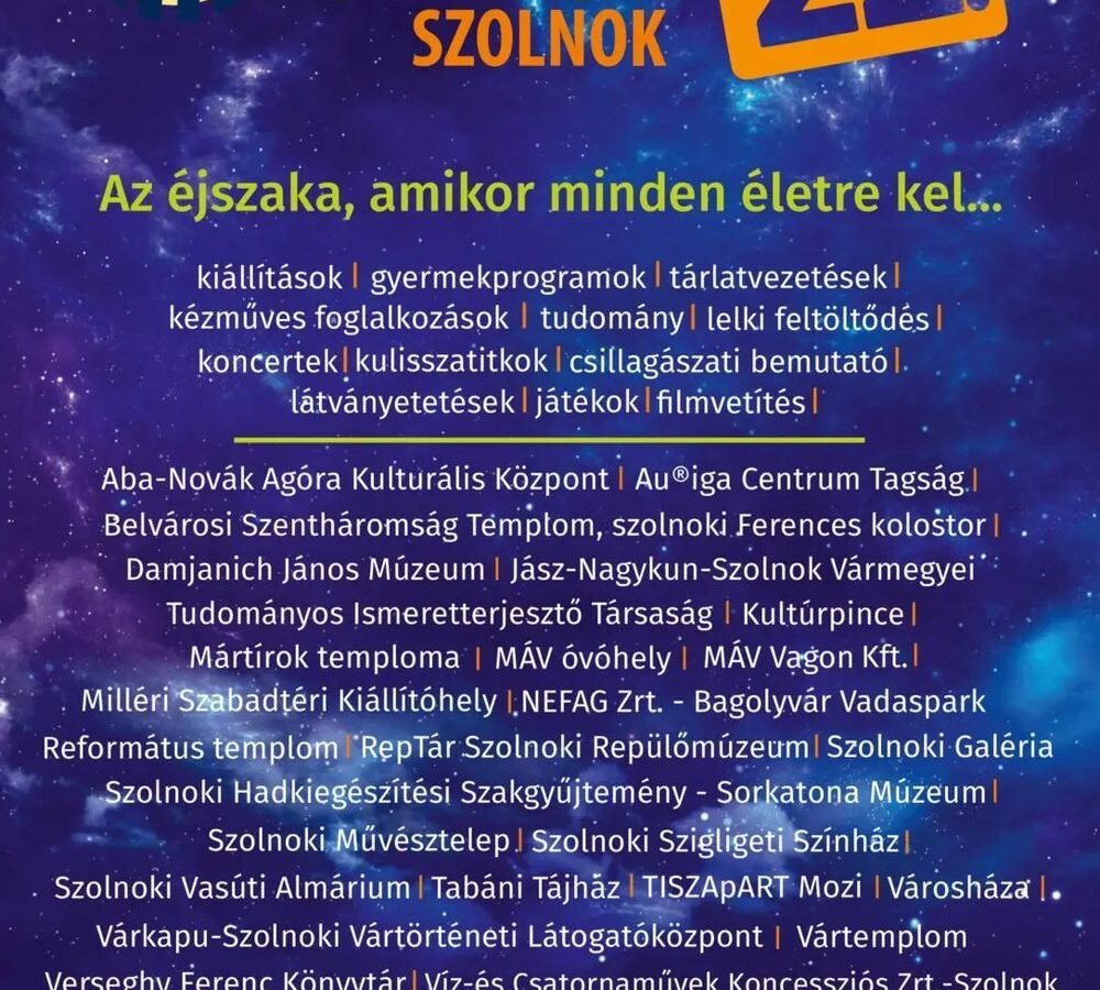 Programkavalkád a Múzeumok éjszakáján