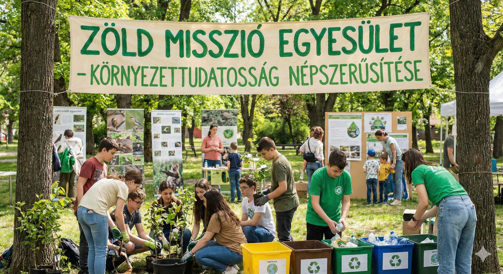 A Zöld Misszió Egyesület célja a környezettudatosság szemléletének népszerűsítése