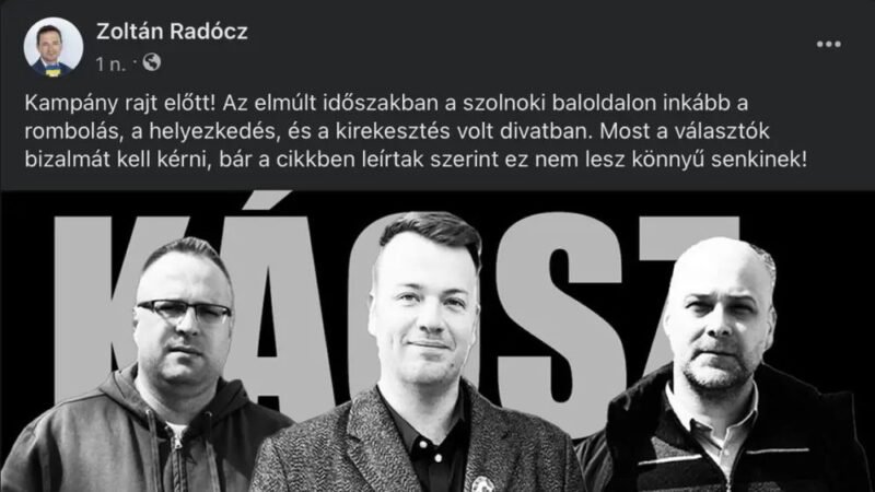 Mélyütés a szolnoki baloldalnak