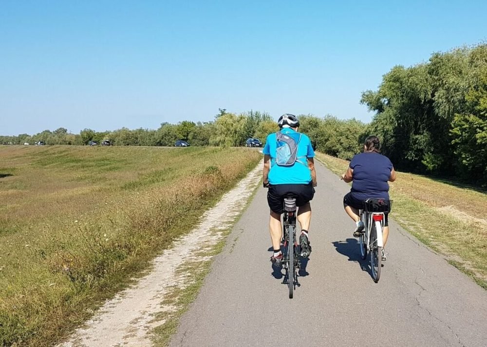 Kerékpáros rekord a Tisza-tónál