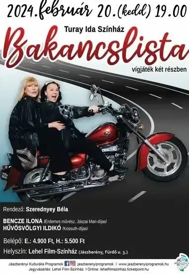 Bakancslista – Fantasztikus szereposztásban látható a Jászberényben a vígjáték