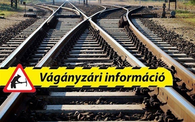 Pályakarbantartás miatt változik a vonatok menetrendje